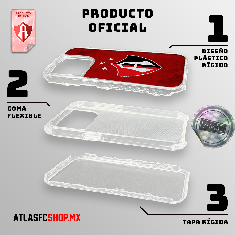 Escudo Atlas Rojo