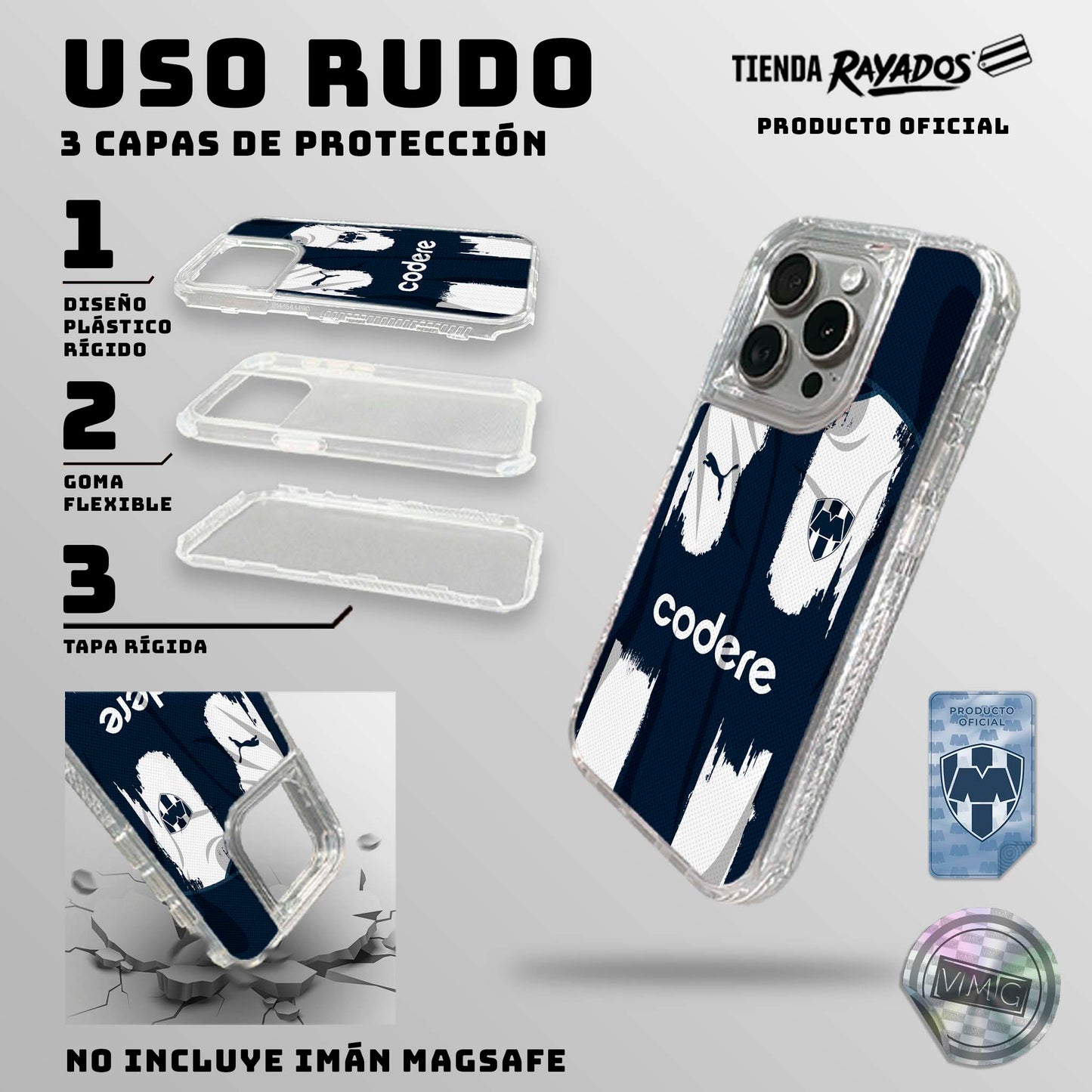 Jersey Case Rayados Mundial de Clubes 2025