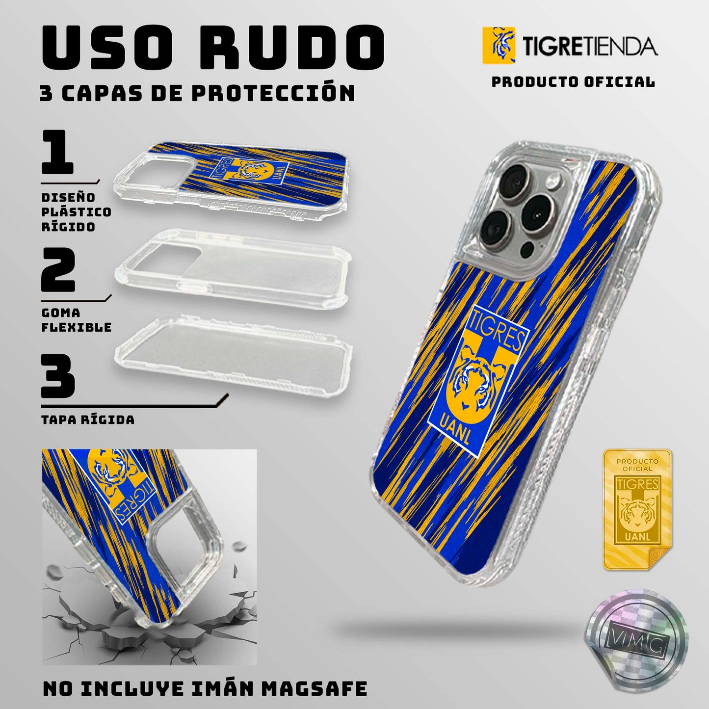 CASE LOGO TIGRES V3