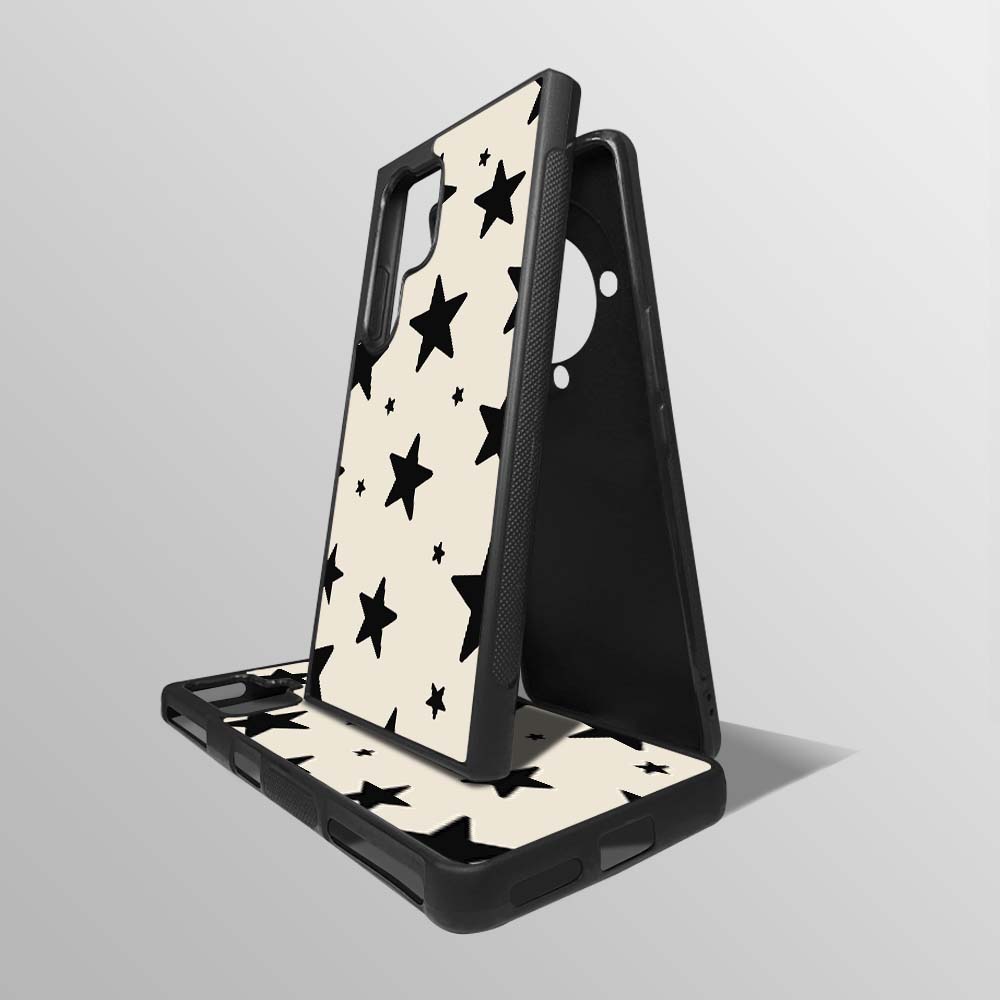 Stars Case - Black & Beige