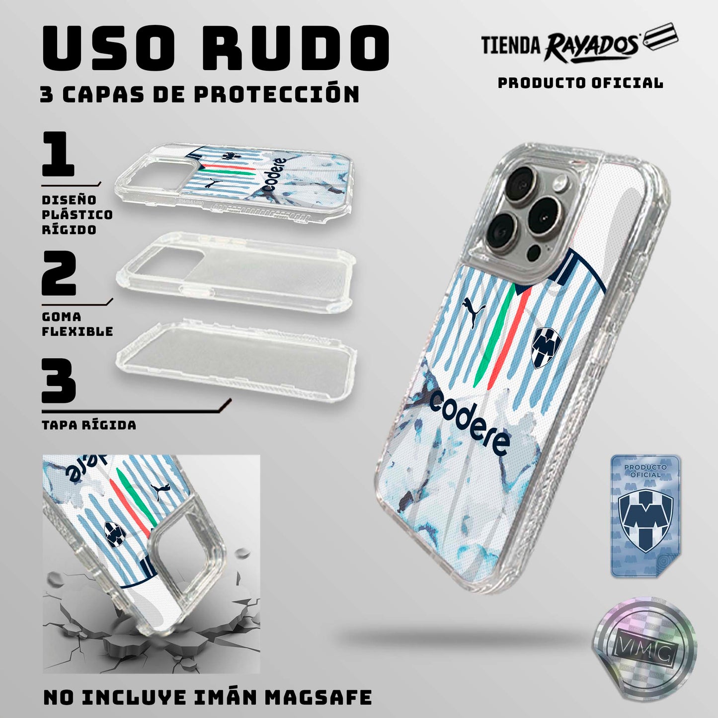 Jersey Case Rayados Mundial de Clubes 2025 Alternativo